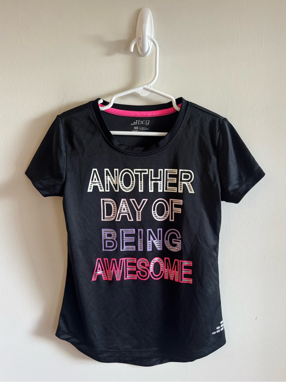 BCG Black Athletic Top
